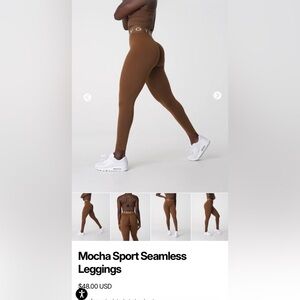 NVGTN Mocha High-Waisted Leggings